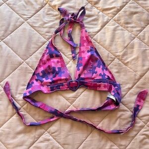Delia*s x Dolls Kill Purple Puzzle Piece Halter Top S